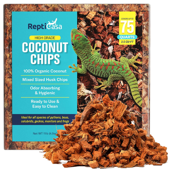 ReptiCasa Organic Coconut Chips Expandable Substrate Block