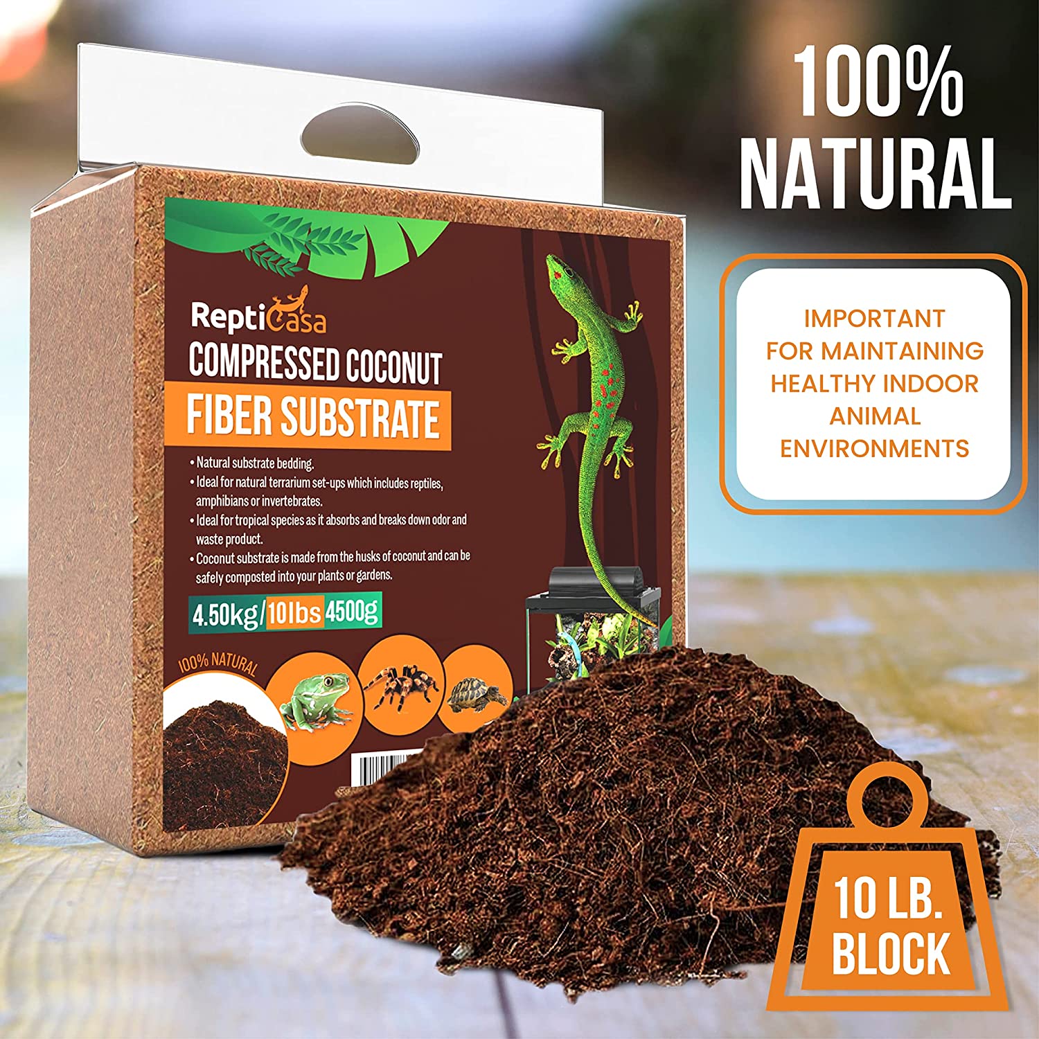 Coconut fiber bedding for snakes best sale